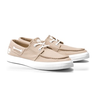 Timberland Zapatillas de caa baja con cordones beige