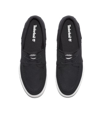 Timberland Zapatillas de caa baja con cordones negro