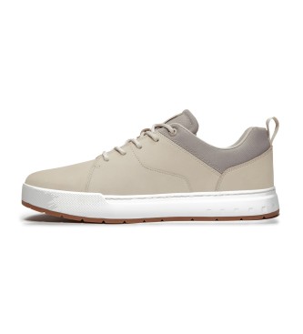 Timberland Maple Grove Beige Leder Schnrschuhe Low Top Turnschuhe