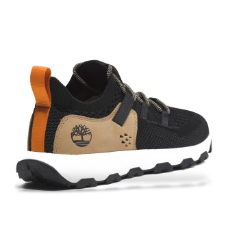 Timberland Niskie sznurowane buty treningowe Winsor Trail w kolorze czarnym