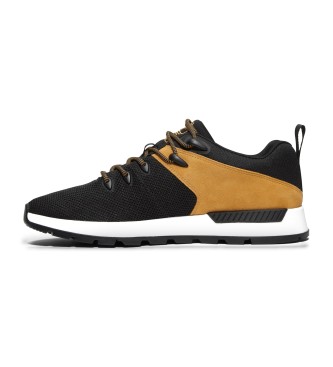 Timberland Sprint Trekker lace-up low top trainers black, yellow