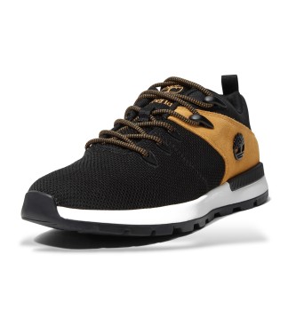 Timberland Sprint Trekker lace-up low top trainers black, yellow