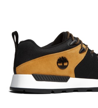 Timberland Sprint Trekker lace-up low top trainers black, yellow