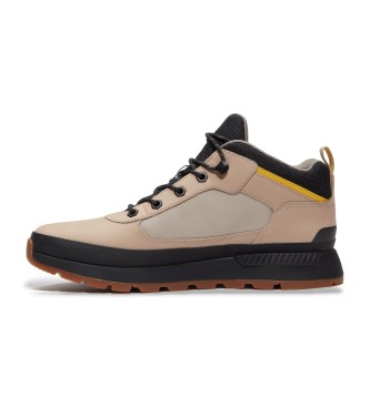 Timberland Usnjene vezalke Field Trekker beige