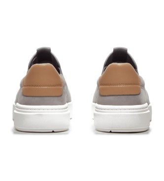 Timberland Seneca Baygris Leder Sneakers ohne Schn�rsenkel