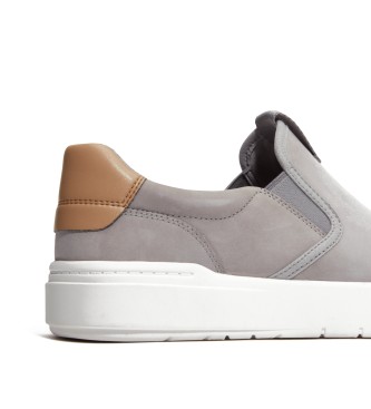 Timberland Seneca Baygris Leder Sneakers ohne Schn�rsenkel