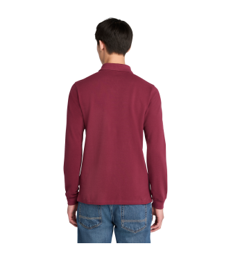 Timberland Millers River burgundy polo shirt