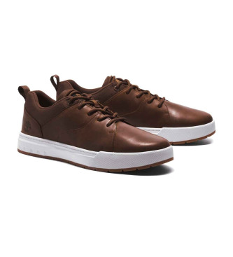 Timberland Baskets basses en cuir  lacets Maple Grove, marron