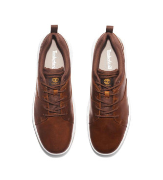 Timberland Baskets basses en cuir  lacets Maple Grove, marron