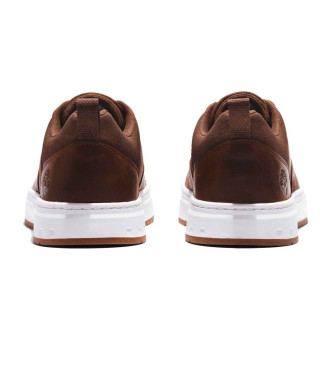 Timberland Baskets basses en cuir  lacets Maple Grove, marron