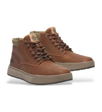 Timberland Maple Grove Mid brązowe skórzane buty