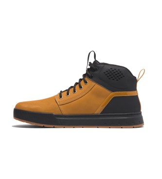 Timberland Maple Grove gula snrkldda mid-top lderskor