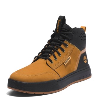 Timberland Maple Grove gula snrkldda mid-top lderskor