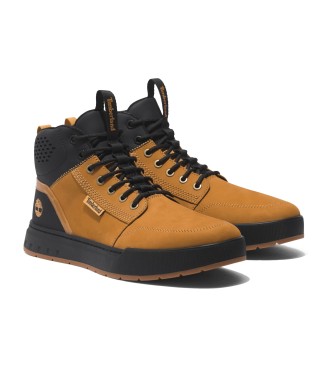 Timberland Maple Grove gula snrkldda mid-top lderskor