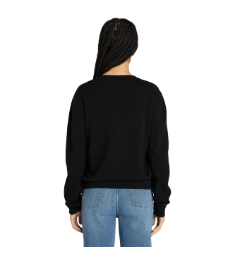 Timberland Cardigan in lana merino nera