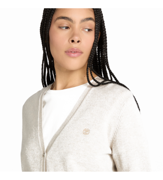 Timberland Cardigan en mrinos beige