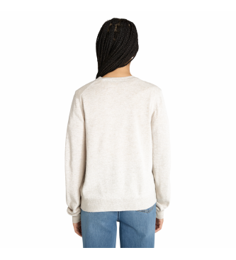 Timberland Cardigan en mrinos beige