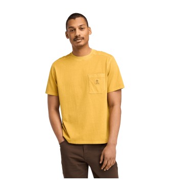 Timberland T-shirt  poche poitrine Merrymack River jaune