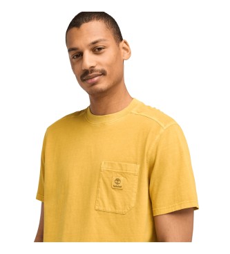 Timberland T-shirt  poche poitrine Merrymack River jaune