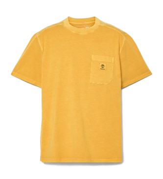 Timberland T-shirt  poche poitrine Merrymack River jaune