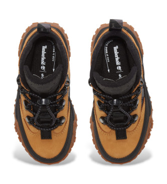 Timberland GreenStride Motion 6 bruin leren enkellaarsjes
