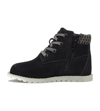 Timberland Skórzane sneakersy Mid Lace Up w kolorze czarnym