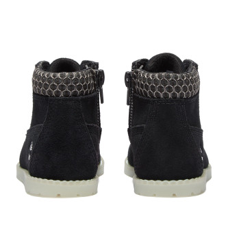 Timberland Skórzane sneakersy Mid Lace Up w kolorze czarnym