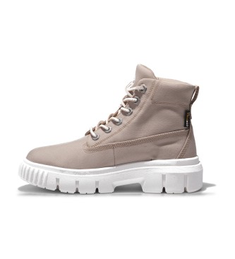 Timberland Greyfield taupe midjkalvsstvlar med snrning