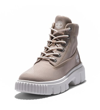 Timberland Botas Greyfield de cano mdio com atacadores em cinzento