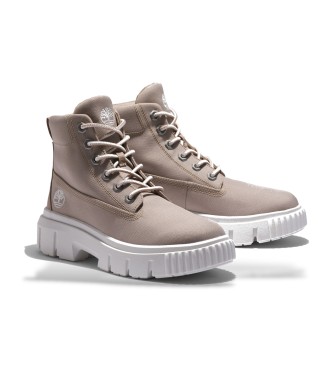 Timberland Greyfield taupe halfhoge veterlaarzen