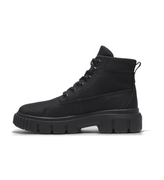 Timberland Botas de cano mdio com atacadores Greyfield preto