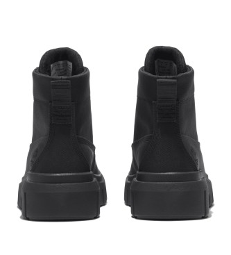 Timberland Botas de cano mdio com atacadores Greyfield preto