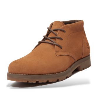 Timberland Britton Square brown lace-up mid-calf leather boots