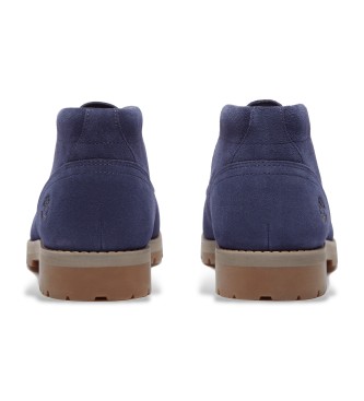 Timberland Bottes mi-mollets en cuir  lacets Britton Square bleu