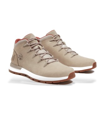 Timberland Sprint Trekker beige mellemlange lderstvler 