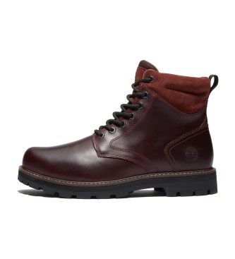 Timberland Britton Road vodoodporni usnjeni škornji bordo barve