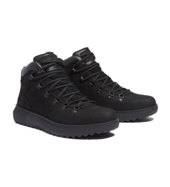 Timberland Stivali Chukka in pelle impermeabili neri Hudson Road