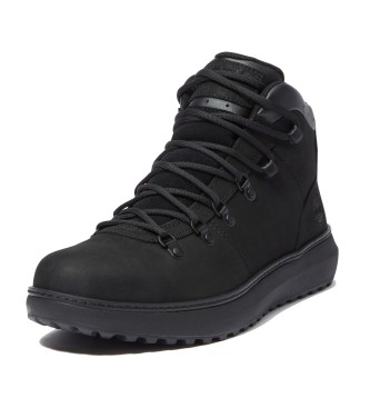 Timberland Stivali Chukka in pelle impermeabili neri Hudson Road