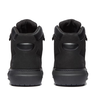 Timberland Stivali Chukka in pelle impermeabili neri Hudson Road