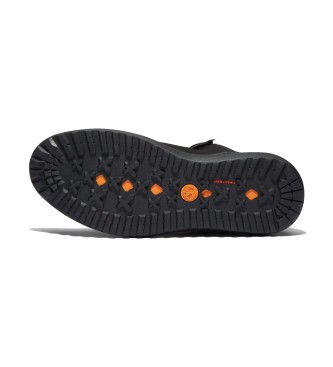 Timberland Stivali Chukka in pelle impermeabili neri Hudson Road