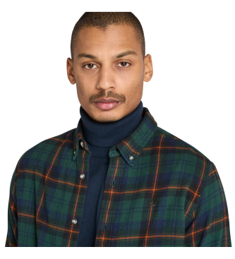 Timberland Grn kariertes Flanellhemd