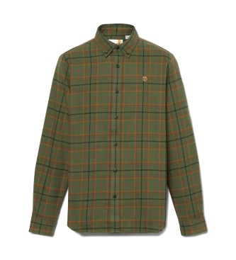 Timberland Mellemtyk grn ternet flannelskjorte