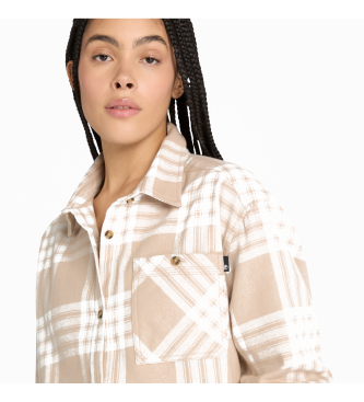 Timberland Flannel shirt with beige pocket
