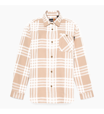 Timberland Flannel shirt with beige pocket