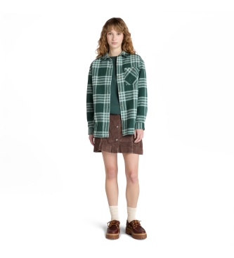 Timberland Koszula flanelowa z zieloną kieszenią