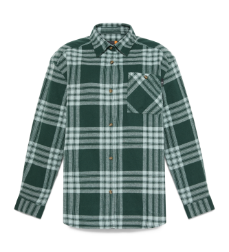 Timberland Koszula flanelowa z zieloną kieszenią