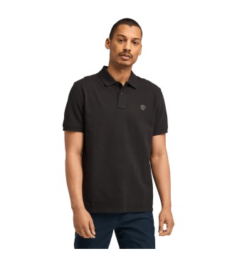 Timberland Millers River piqu poloshirt korte mouw zwart