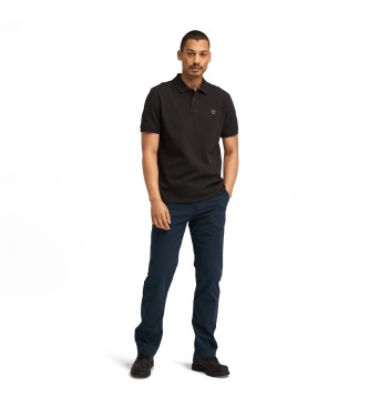 Timberland Millers River short sleeve piqu polo shirt black