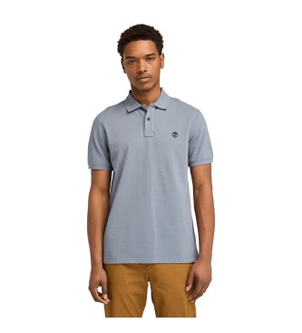 Timberland Millers River piqu poloshirt met korte mouwen grijs