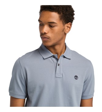 Timberland Millers River piqu poloshirt met korte mouwen grijs